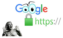 Google requires secure https pags